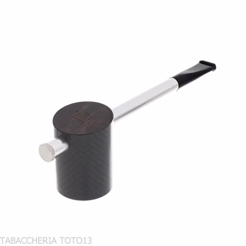 Pipa Tsuge e-star System en brezo y carbono Concepto Churchwarden - Pipas de Tabaco