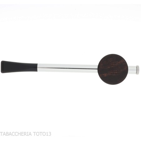 Pipe Tsuge e-star System en bruyère et carbone Concept Churchwarden - Pipe Pour le Tabac - Racine naturelle