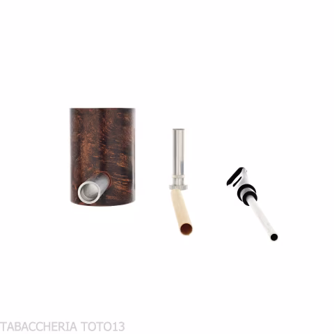 Tsuge e-star System radica scura naturale Churchwarden concept - Pipe