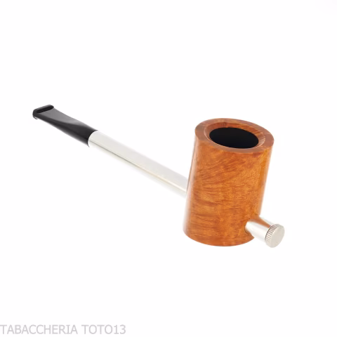 Tsuge e-star System tobacco pipe in natural light root - Tobacco Pipes - Natural root