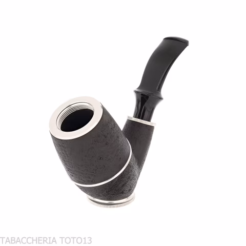 Tsuge Calabash System Pipe, Sandblasted - Tobacco Pipes - Natural root