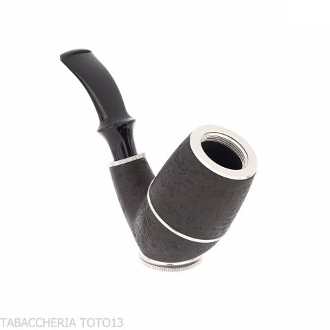Tsuge Calabash System Pipe, Sandblasted - Tobacco Pipes - Natural root