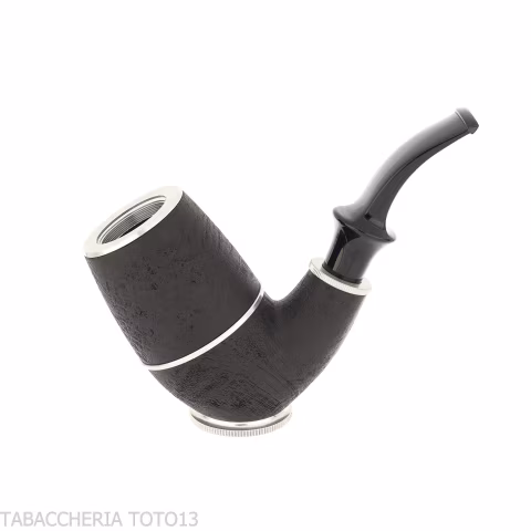 Tsuge Calabash System Pipe, Sandblasted - Tobacco Pipes - Natural root