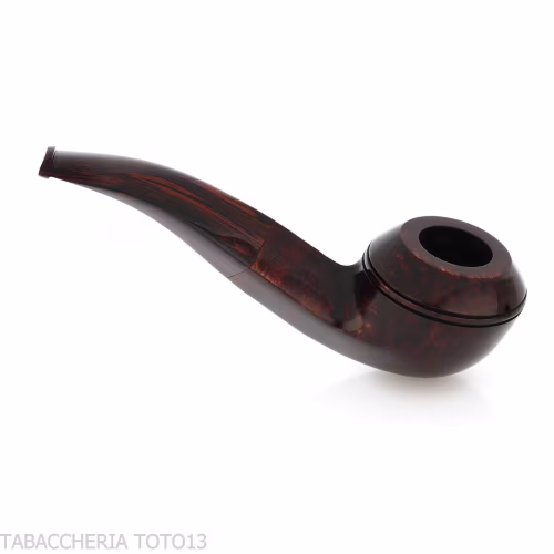 Pipa Dunhill Chestnut group 4 shape bent Rhodesian-Dunhill pipe The White Spot