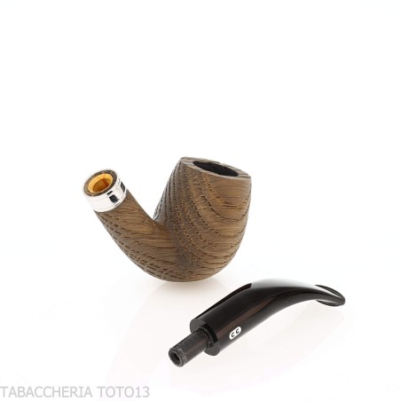 Pipa Chacom curva billar de brezo fósil - Pipas de Tabaco