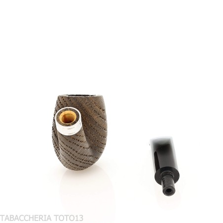 Pipa Chacom curva billar de brezo fósil - Pipas de Tabaco