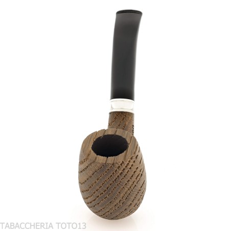 Pipa Chacom curva billar de brezo fósil - Pipas de Tabaco
