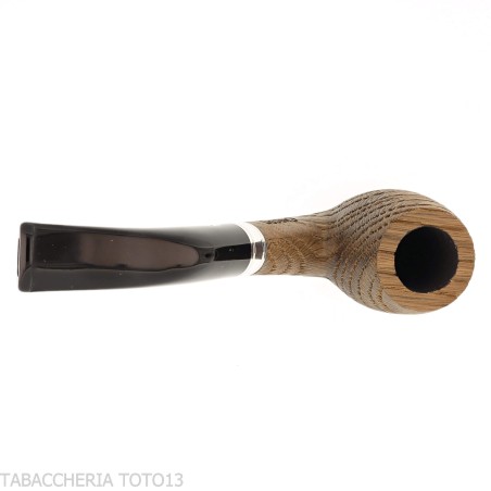 Chacom curved billiard shape in bog oak - Tobacco Pipes - Bog oak