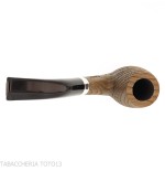 Chacom curved billiard shape in bog oak - Tobacco Pipes - Bog oak