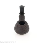 Pipa Tsuge Kaga 901 G9 Curvada Brandy de Brie Negro Arenado con Filtro de 9 mm - Pipas de Tabaco