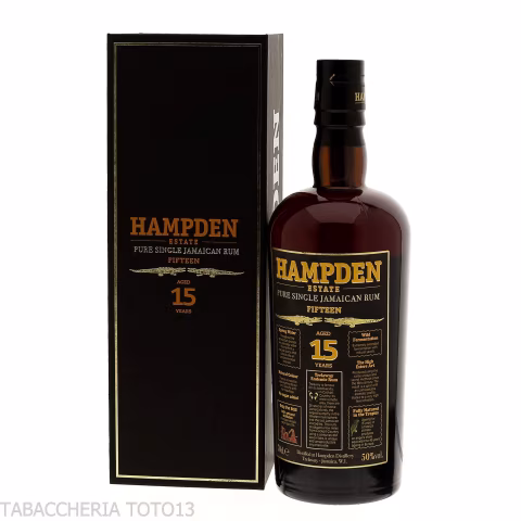 Hampden Estate aged 15 years Jamaica rum Vol.50% Cl.70 - Spiritueux - Mélasse
