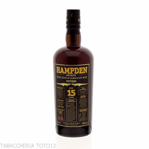 Hampden Estate aged 15 years Jamaica rum Vol.50% Cl.70 - Spiritueux - Mélasse