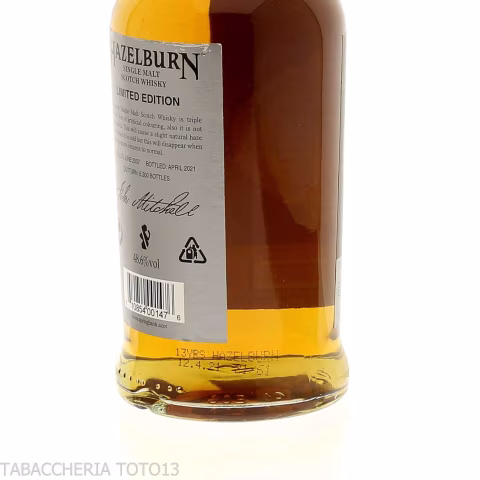Hazelburn 13 Y.O. limited edition Vol.48,6% Cl.70 - Spirits - Malt