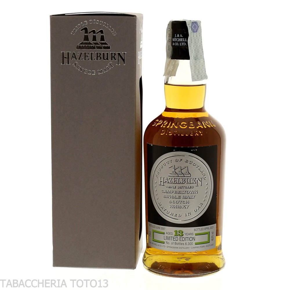 Hazelburn 13 Y.O. limited edition Vol.48,6% Cl.70 - Spirits - Malt