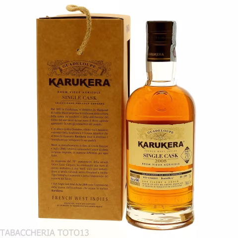 Karukera 2008 fut 66 70th Velier Vol.58,4% Cl.70 - Spiritueux - Jus de canne à sucre