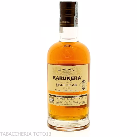 Karukera 2008 fut 66 70th Velier Vol.58,4% Cl.70 - Spiritueux - Jus de canne à sucre