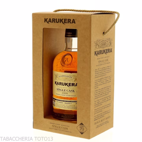 Karukera 2008 fut 66 70th Velier Vol.58,4% Cl.70 - Spiritueux - Jus de canne à sucre