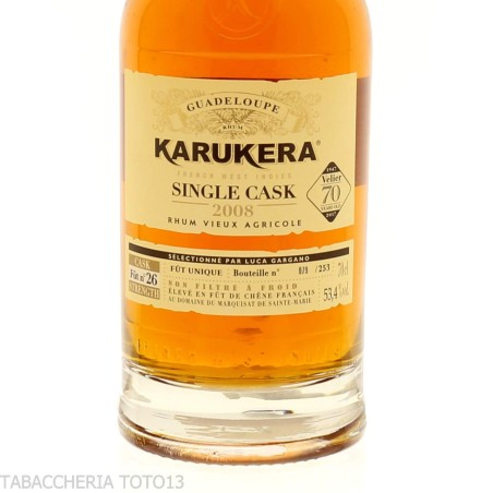 Karukera 2008 fut 26 70th Velier Vol.53,4% Cl.70 - Distillati