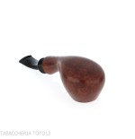 Tsuge Kaga 901 G9 Bent Brandy en bruyère naturelle polie avec filtre 9 mm - Pipe Pour le Tabac - Racine naturelle