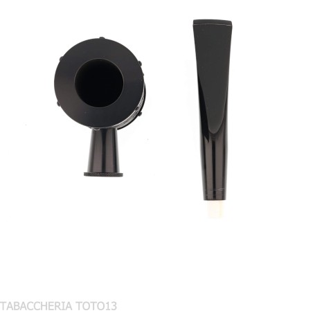 Tsuge Yoroi G9 pipe à tabac sablée noire - Pipe Pour le Tabac - Racine naturelle