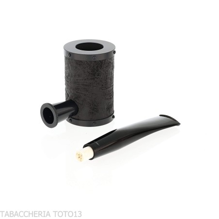 Tsuge Yoroi G9 schwarz sandgestrahlte Tabakpfeife - Tabakpfeifen