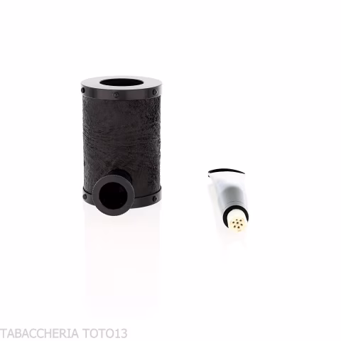 Tsuge Yoroi G9 sabbiata nera - Pipe