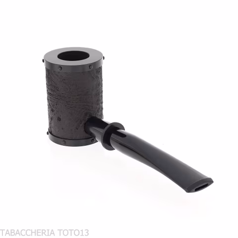 Tsuge pipa Yoroi G9 black sandblasted tobacco pipe - Tobacco Pipes - Natural root