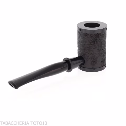 Tsuge pipa Yoroi G9 black sandblasted tobacco pipe - Tobacco Pipes - Natural root