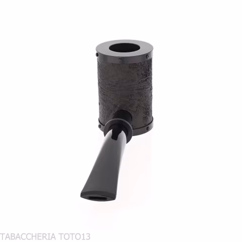 Tsuge Yoroi G9 sabbiata nera - Pipe