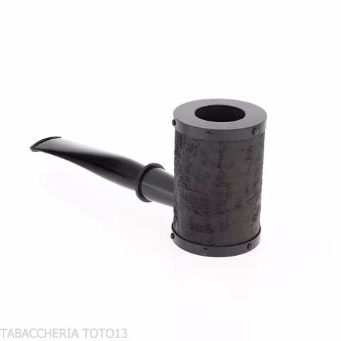 Tsuge pipa Yoroi G9 black sandblasted tobacco pipe - Tobacco Pipes - Natural root