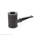 Tsuge Yoroi G9 schwarz sandgestrahlte Tabakpfeife - Tabakpfeifen