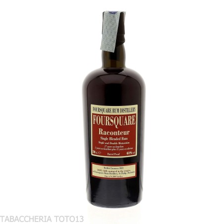 Foursquare Raconteur Old Barbados Rum Double Maturation Vol.61% Cl.70 - Spiritueux - Jus de canne à sucre