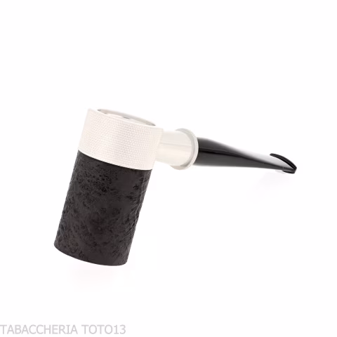 Tsuge Roulette G9 tobacco pipe in sandblasted black briar - Tobacco Pipes - Natural root