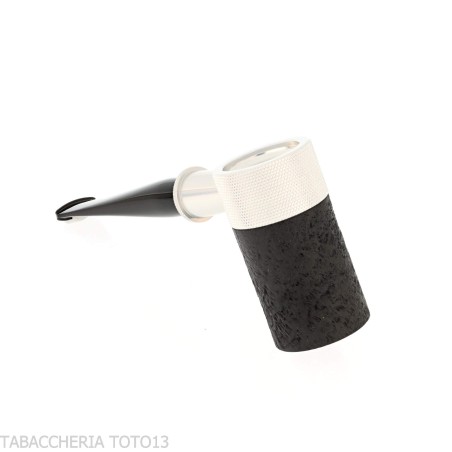 Tsuge Roulette G9 Tabakpfeife aus sandgestrahltem schwarzem Bruyère - Tabakpfeifen