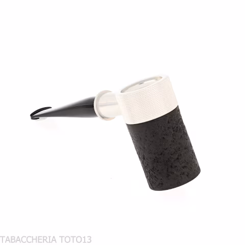 Tsuge Roulette G9 tobacco pipe in sandblasted black briar - Tobacco Pipes - Natural root