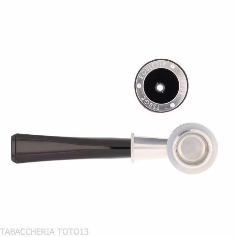 Tsuge Roulette G9 in radica nera sabbiata reverse calabash concept - Pipe