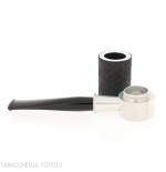 Tsuge Roulette G9 tobacco pipe in sandblasted black briar - Tobacco Pipes - Natural root