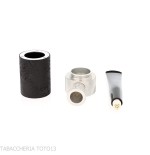 Tsuge Roulette G9 in radica nera sabbiata reverse calabash concept - Pipe