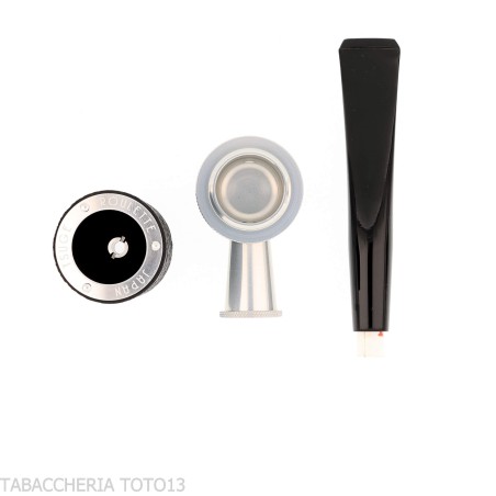 Tsuge Roulette G9 Tabakpfeife aus sandgestrahltem schwarzem Bruyère - Tabakpfeifen