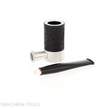 Tsuge Roulette G9 Tabakpfeife aus sandgestrahltem schwarzem Bruyère - Tabakpfeifen