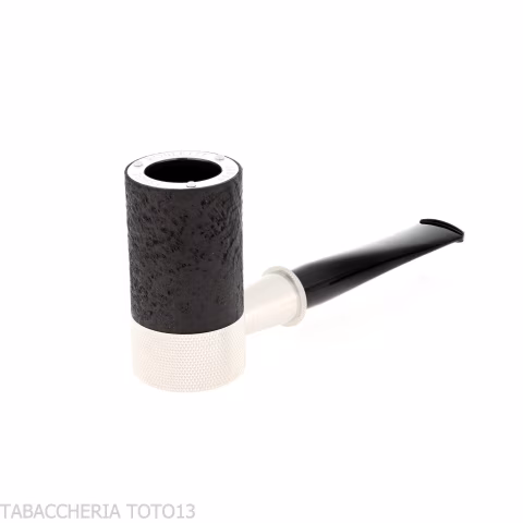 Tsuge Roulette G9 tobacco pipe in sandblasted black briar - Tobacco Pipes - Natural root