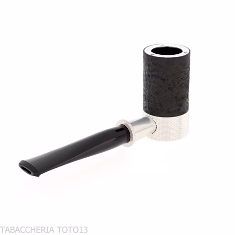 Tsuge Roulette G9 tobacco pipe in sandblasted black briar - Tobacco Pipes - Natural root