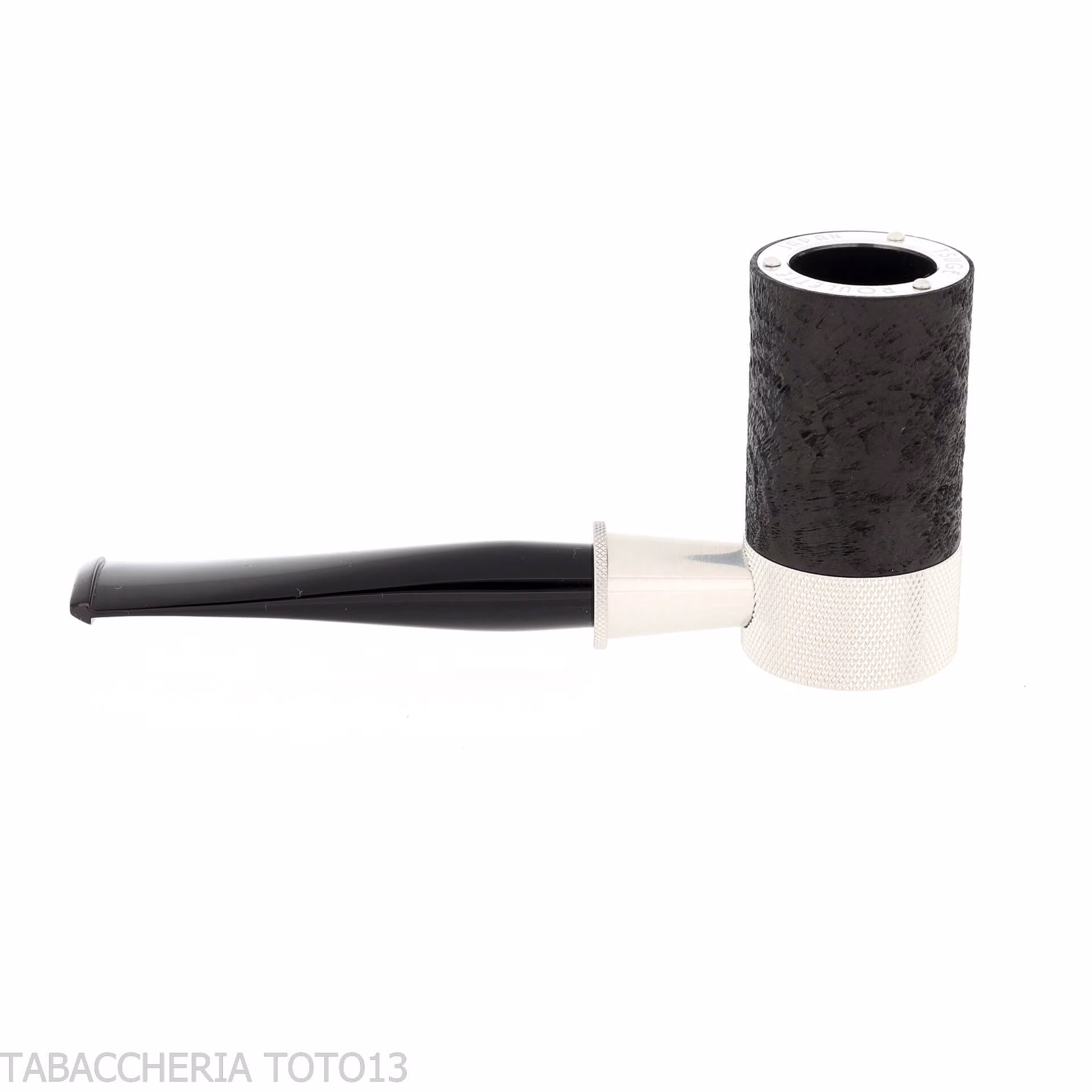 Tsuge Roulette G9 tobacco pipe in sandblasted black briar - Tobacco Pipes - Natural root