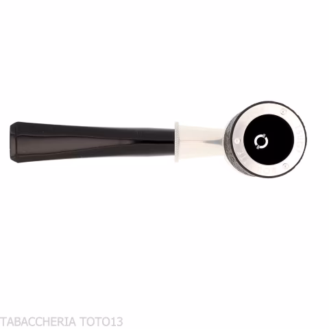 Tsuge Roulette G9 tobacco pipe in sandblasted black briar - Tobacco Pipes - Natural root
