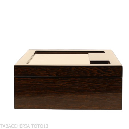 Scatola in ironwood umidificata portasigari con accessori - Accessori Per Sigari