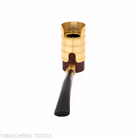 Tsuge Thunderstorm gold small - Tobacco Pipes - Natural root