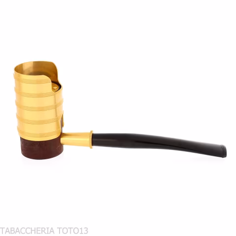 Tsuge Thunderstorm gold small - Tobacco Pipes - Natural root