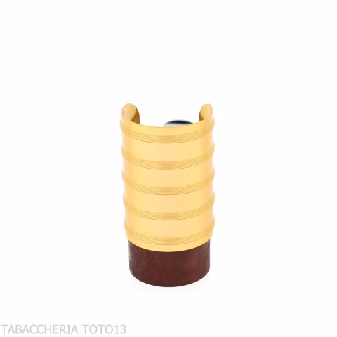 Tsuge Thunderstorm gold small - Tobacco Pipes - Natural root