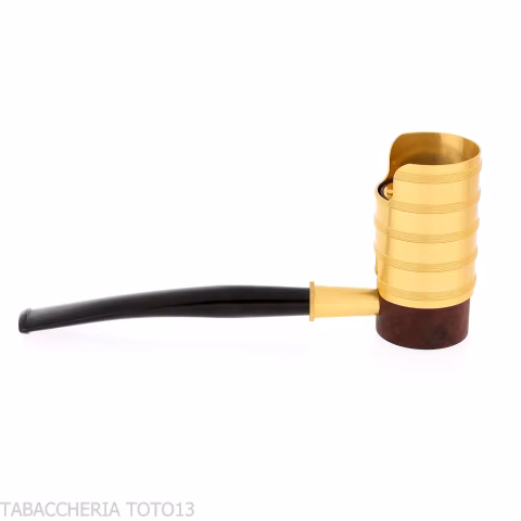 Tsuge Thunderstorm gold small - Tobacco Pipes - Natural root