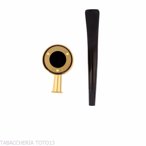Tsuge Thunderstorm gold small - Tobacco Pipes - Natural root